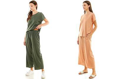 5 COLORS / 2pc Set Loungewear Green, Grey, Peach, Black, Lilac Short Sleeve