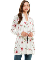 Women's Casual Lightweight Open Front Cardigans with Pockets and Formal Thin Kimono Duster Sweater Cardigan
