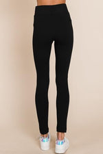 MINT PLUS PINK Womens Yoga Gym Dress Pants - Stretch Workout Crossover V Back Leggings for Women Crossover High Waisted Pants