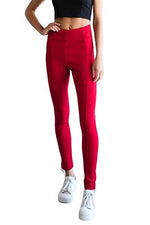 MINT PLUS PINK Womens Yoga Gym Dress Pants - Stretch Workout Crossover V Back Leggings for Women Crossover High Waisted Pants
