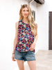 Flannel_black/Fuchsia / Large