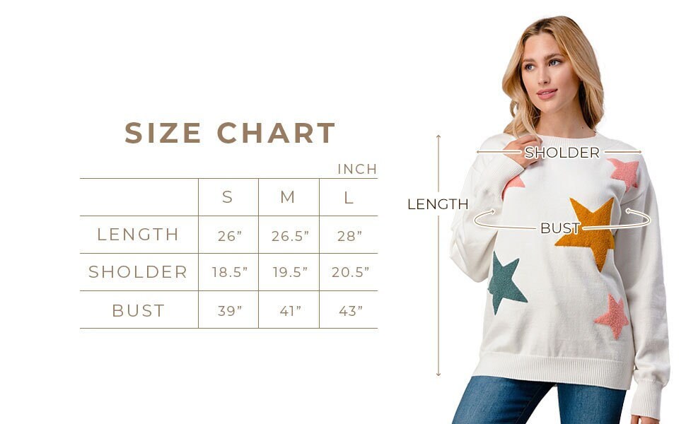 Star Comfy Sweaters