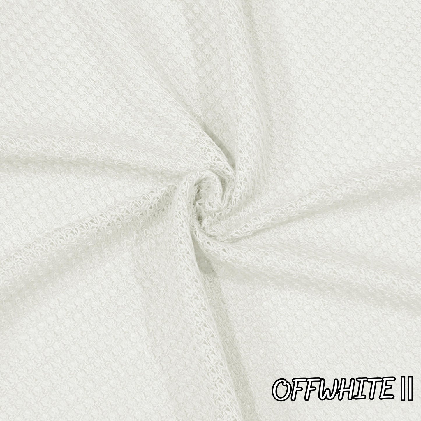 Waffle NET KNIT Fbric. hacci fall. Waffle | waffle knit fabric | sweater fabric | polyester | knit fabric | fabric by the yard