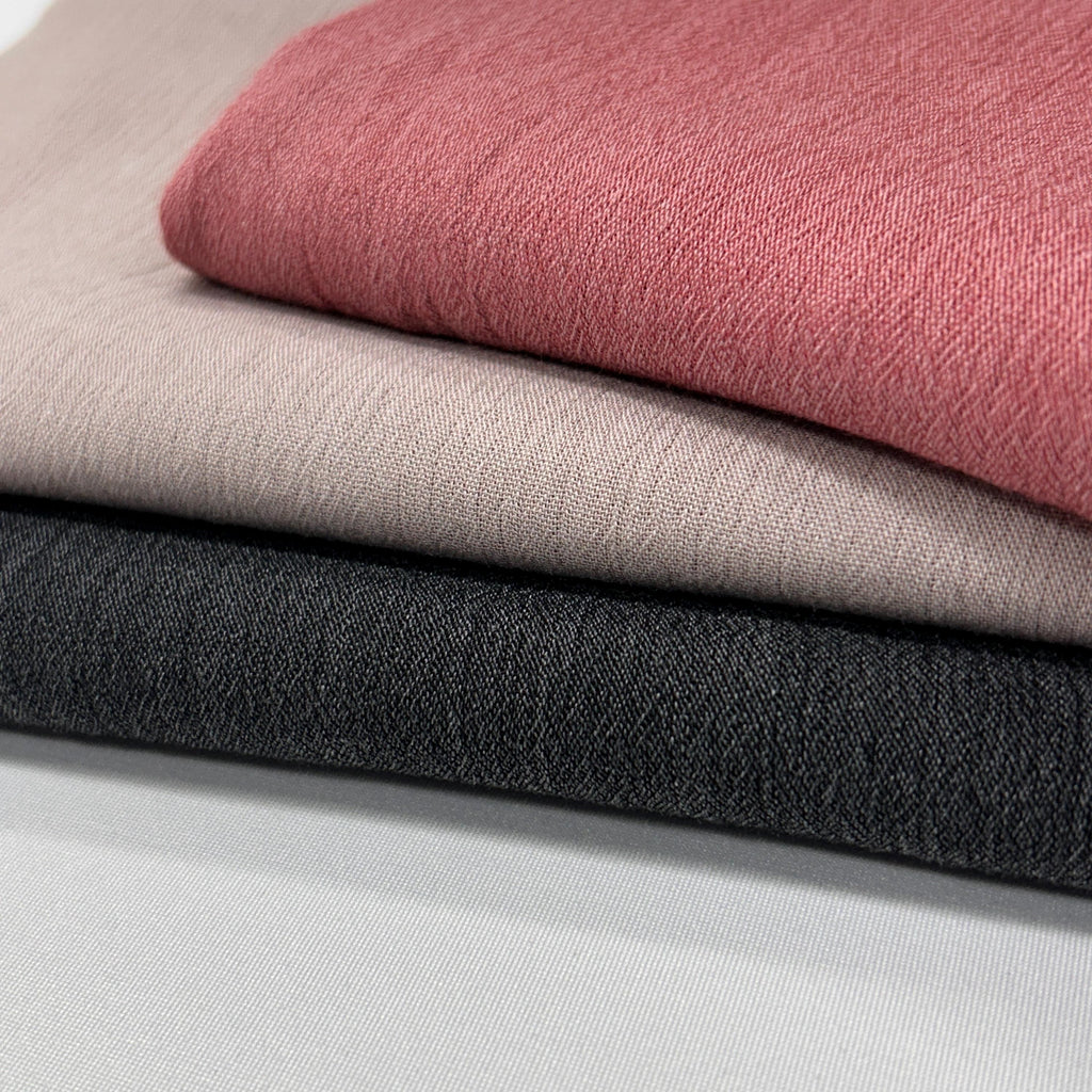 Premium Washed Crepon Fabric -60" width. Fabric By The Yard. Ideal for Summer Garments