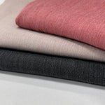 Premium Washed Crepon Fabric -60" width. Fabric By The Yard. Ideal for Summer Garments