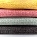 WAFFLE-P/D fabric. Solid Color Pattern Textured Fabric.| sweater fabric | polyester | knit fabric | fabric by the yard