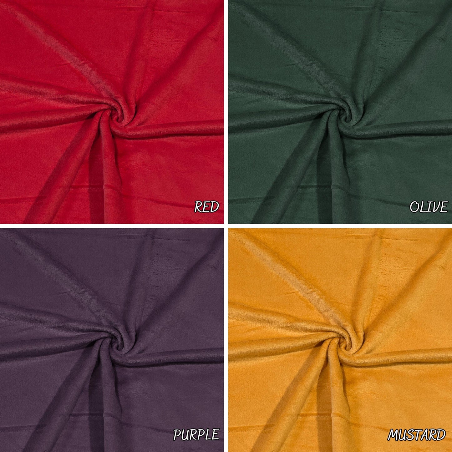 Minky Fabric By The Yard. Premium Quality C-Mink Pd  for Baby Blankets, Suffed Toys, Embroidery. Low pile, Smooth Minky. Plush.
