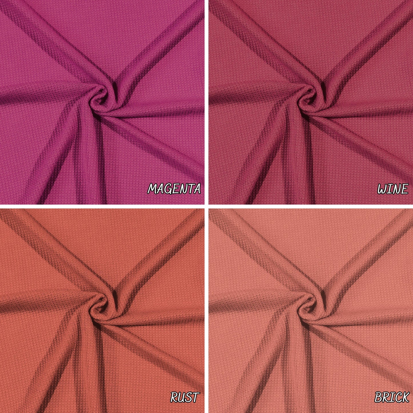 Knitted Waffle Fabric. Thermo-pd fabric. Soft Comfortable Brushed Stripe Elastane Viscose Polyester. Great for towels, bedding, baby fabric