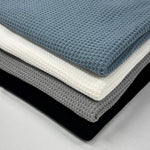 Waffle NET KNIT Fbric. hacci fall. Waffle | waffle knit fabric | sweater fabric | polyester | knit fabric | fabric by the yard