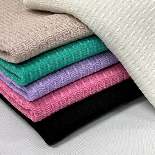Textured fabric. Print Solid Color. 60" width. Fabric By The Yard. JY-0320