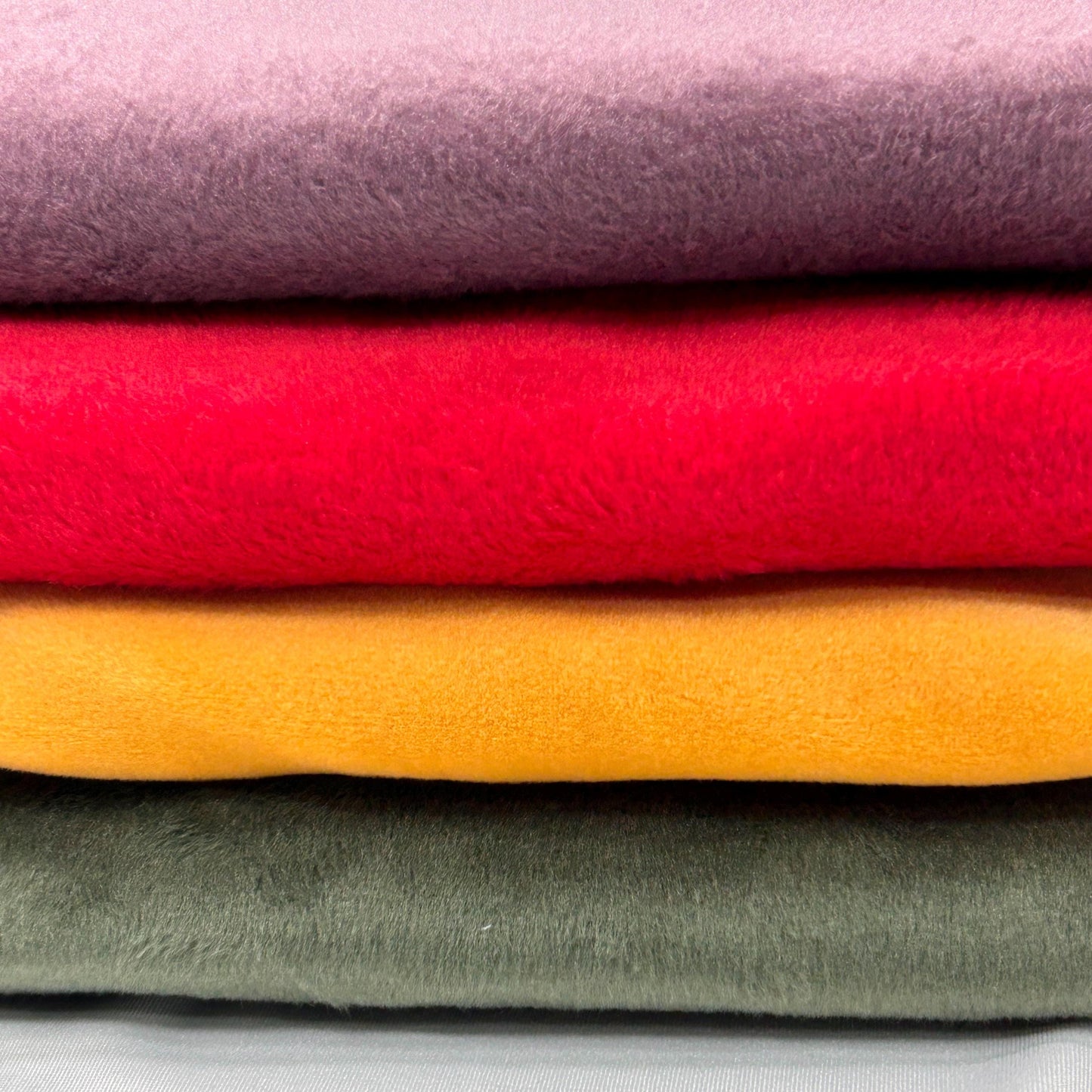 Minky Fabric By The Yard. Premium Quality C-Mink Pd  for Baby Blankets, Suffed Toys, Embroidery. Low pile, Smooth Minky. Plush.