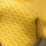 WAFFLE-P/D fabric. Solid Color Pattern Textured Fabric.| sweater fabric | polyester | knit fabric | fabric by the yard
