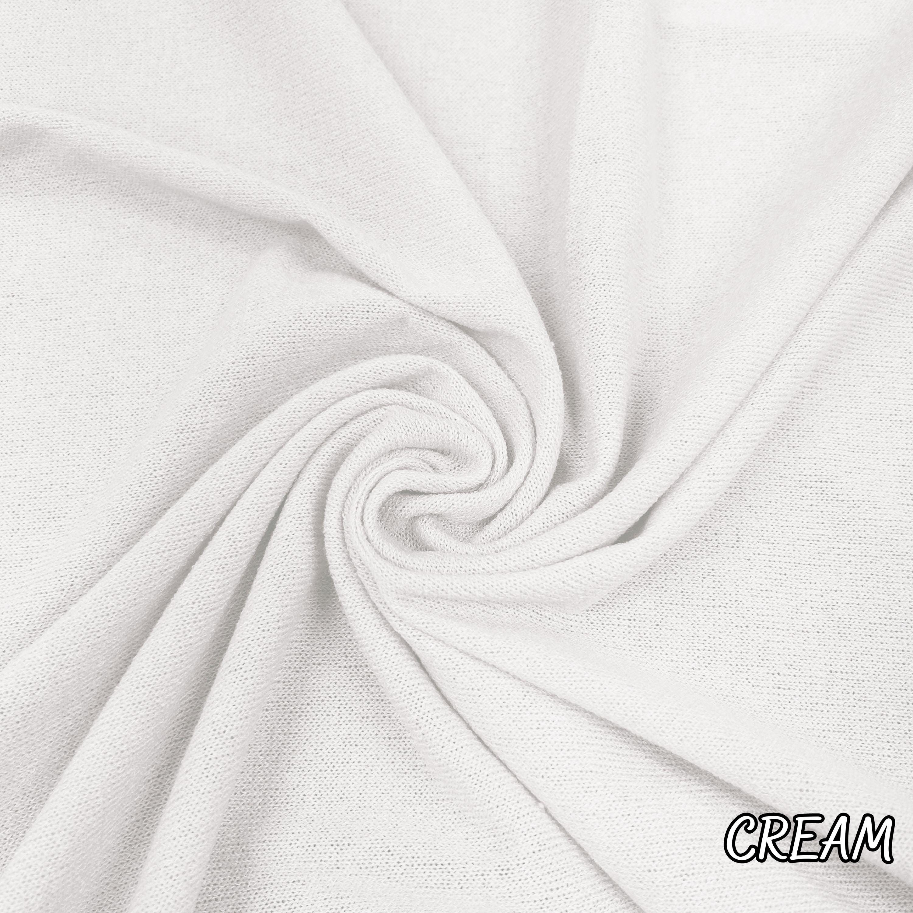 Mirr PD, Soft and Stretchy. 60" width. Fabric By The Yard. for thin sweater. pastel tone.