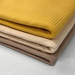 5x2 Cotton Rib Solid Color. 60" width. Fabric By The Yard. Material for Clothing Trim, Cuffs, Collars - Soft T-Shirts