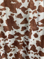 Boho Highland Cow Fabric, Fabric by the yard, Cate & Rainn, Sewing,  Broadcloth, Canvas, Fat Quarter, Bamboo